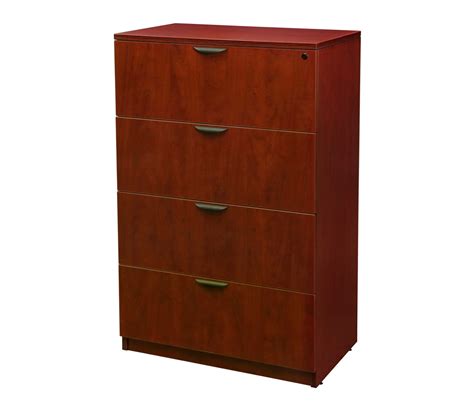 These cabinets usually contain 2 to 5 drawers and can meet the to assess the quality of the materials used in the 4 drawer lateral file cabinet, check the suspension system that supports a drawer. 4 Drawer Laminate Lateral File Cabinet | Madison Liquidators