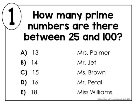 Primes, Composites, & Prime Factorization Math Lib Activity - All