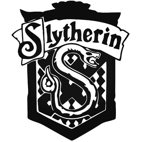 Harry Potter Harry Potter Silhouette Slytherin Slytherin Crest