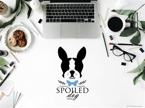 Pet Business Logo Pet Branding And Web Design For Spoiled Dog Treat