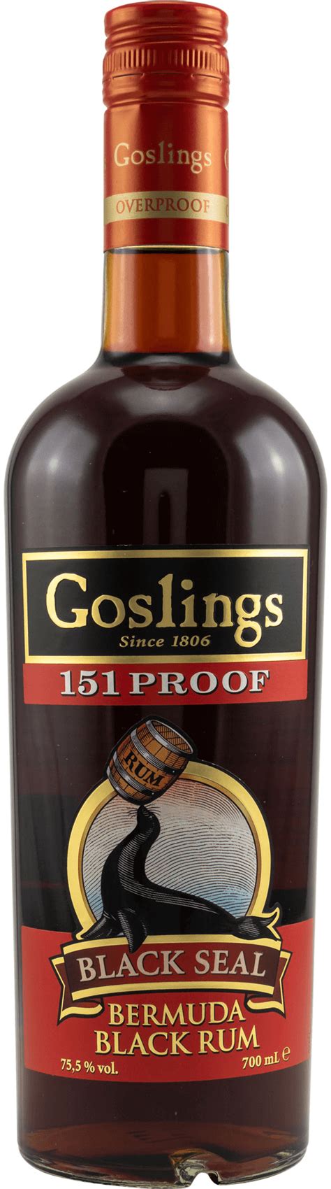 Goslings 151 Black Seal Rum 755