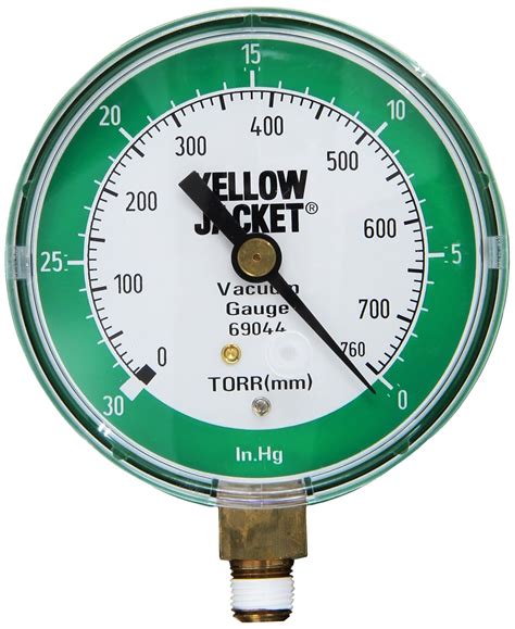 Yellow Jacket 3 18 Vacuum Gauge 0 30 Inhg760 0 Torr Mm 69044
