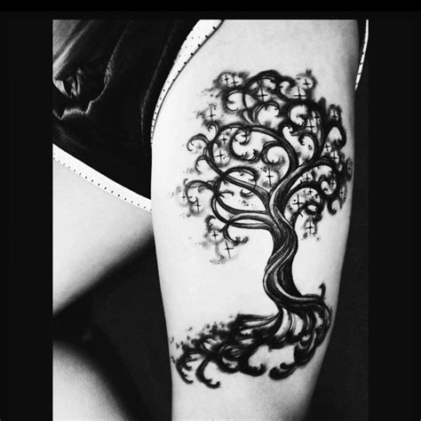 Mystical Tree Tattoo
