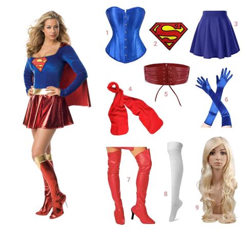Superwoman Dress Costume 3 Styles