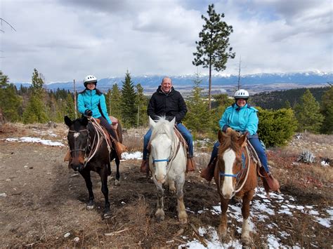 Horseback Riding In The Snowy Mountains In Montana Messina Musings