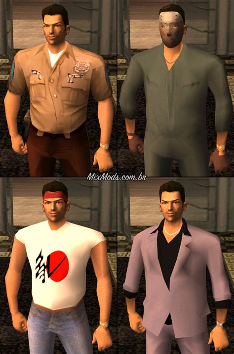 Vc Tommy Vercetti 80s Hd Suits Player Remasterizado Mixmods