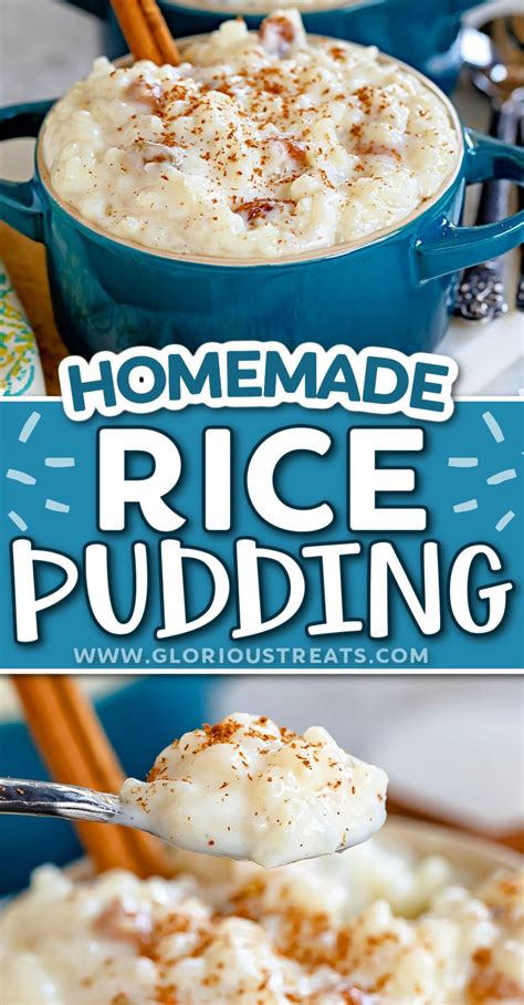 Easy Rice Pudding Recipe 6 Ingredients Glorious Treats