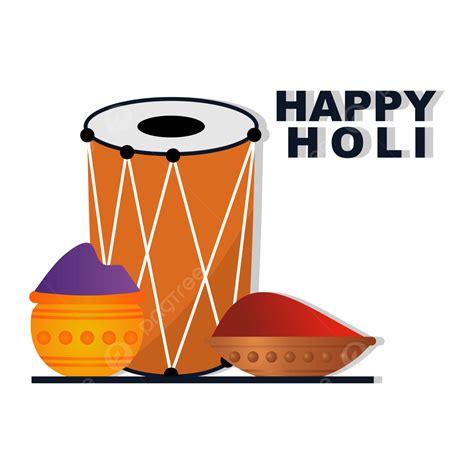 Happy Holi Festival Vector Png Images Happy Holi Festival Design