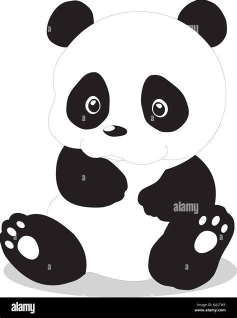 Cute Baby Panda Cartoon Stock Vector Image And Art Alamy