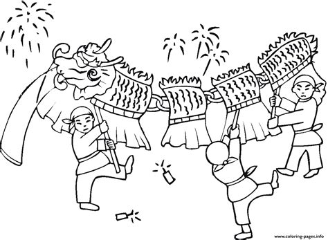 Chinese New Year Coloring Pages Printable