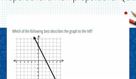 Proportional And Nonproportional Relationships Worksheet