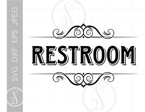 Restroom Svg Restroom Symbol Svg Bathroom Sign Svg Bathroom Etsy My XXX Hot Girl