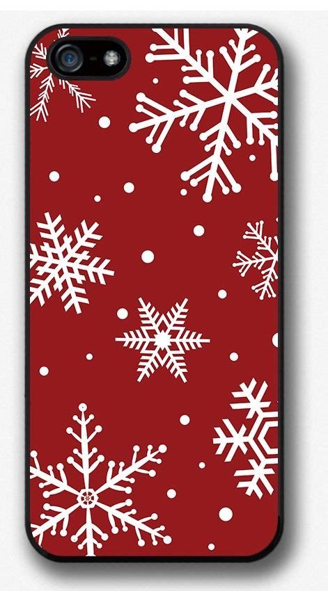 Iphone 4 4s 5 5s 5c Case Snowflakes On Red Thats A