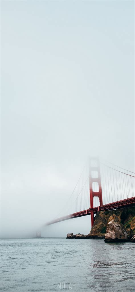 270495 A Foggy Golden Gate Vivo U20 Wallpaper 1080p 1080x2340