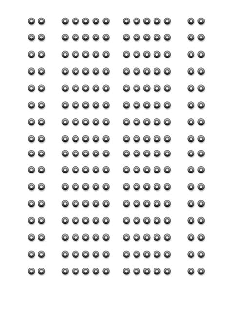 Braille Template Printable Pdf Download