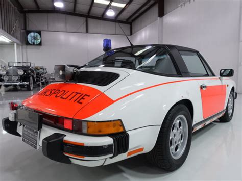 1988 Porsche 911 Carrera Targa Police Car A Unique Piece Of Porsche