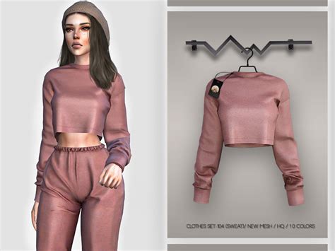 Clothes Set 104 Sweat Bd397 By Busra Tr At Tsr Sims 4