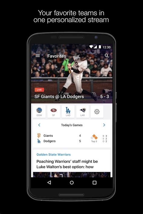 I bought the phone end of september, this app worked for a couple of days and then stopped. Yahoo Sports App Brings You The Latest Sports Scores & Info