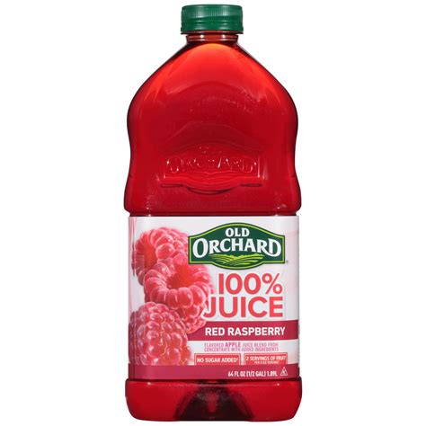 Old Orchard Red Raspberry Juice Drink Fl Oz Plastic Bottle Walmart Com Walmart Com