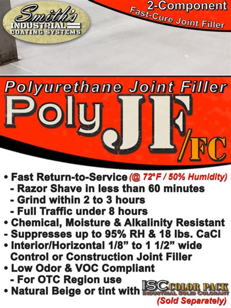 Smith Paints Poly Jf Fast Cure Joint Filler Semi Rigid 125 Gallon Kit