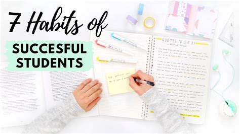 7 Study Habits Of Successful And Effective Students 📝 Youtube