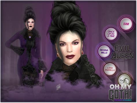 The Sims Resource Sim Regina Evil Queen Uoat Inspiration Ohmygoth