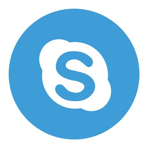 Circle Skype Icon Free Download On Iconfinder