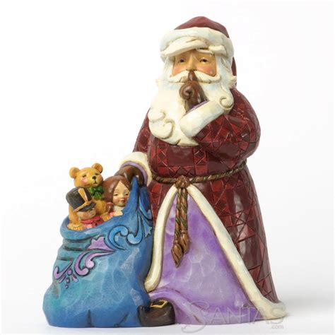 Jim Shore Silent Santa With Toybag 4037599