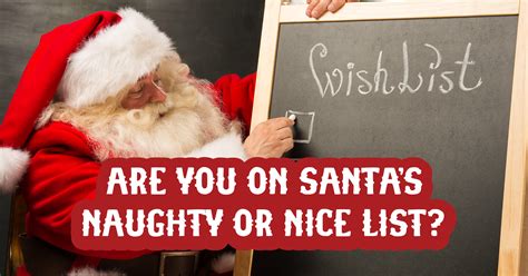 are you on santa s naughty or nice list quiz