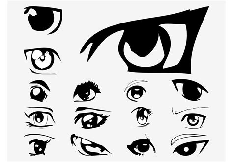 Vector Anime Eyes Download Free Vector Art Stock Graphics And Images