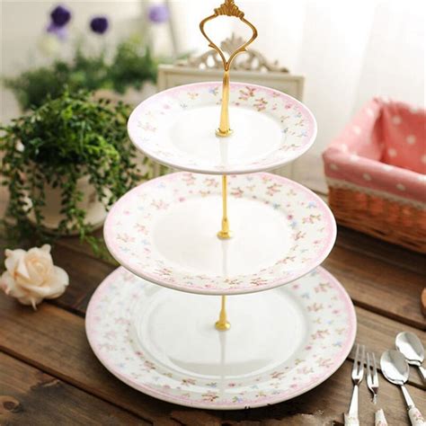 Buy High Quality 1set 3 2 Tier Cake Plate Stand