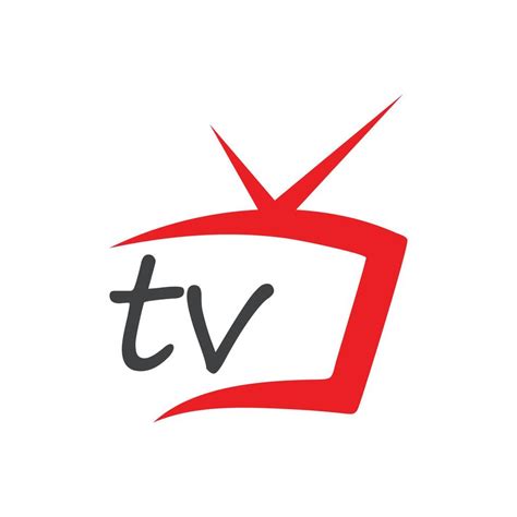Tv Logo Design Flat Icon 8349469 Vector Art At Vecteezy