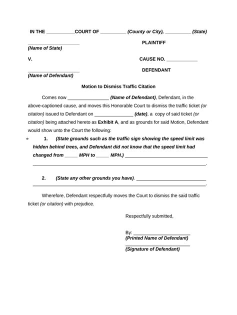 Motion To Dismiss Definition Fill Online Printable Fi Vrogue Co