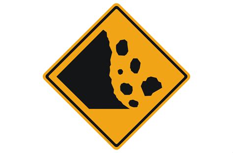 Falling Rocks Sign National Safety Signs Road Signs