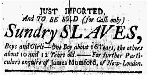 Slavery Advertisements Published August 31 1770 The Adverts 250 Project