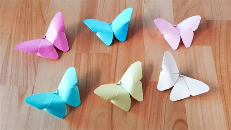 Como Hacer Mariposas De Papel Rápido Y Fácil Mariposa Origami