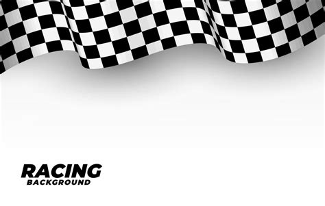 Racing Flag Background In 3d Style 6332832 Vector Art At Vecteezy