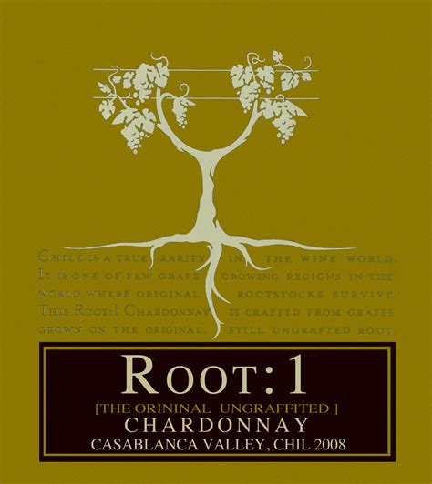 2008 Root 1 Chardonnay Wine Library