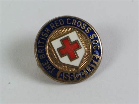British Red Cross Society Associate Badge Brooch