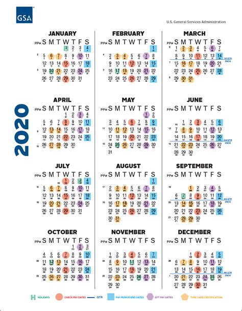 Gsa Payroll Calendar 2021 Payroll Calendar