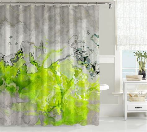 Maybe you would like to learn more about one of these? Yellow And Mint Green | Green shower curtains, Gray shower ...