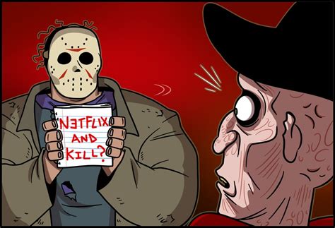 Dorkly Freddy Krueger Jason Comics Funny Comics Strips Cartoons Funny Pictures