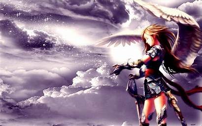 Angel Anime Angels Warrior Wallpapers Background Pc
