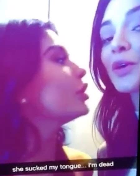 Watch Kendall Jenner Shock Kylie By Slipping Her Tongue In Her Mouth Ok Magazine