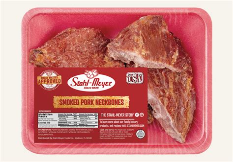 smoked pork neck bones stahl meyer foods inc