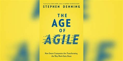 Bookclub The Age Of Agile By Stephen Denning