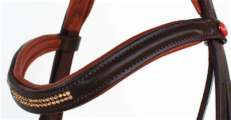 English Horse All Purpose Jumping Hunter Padded Leather Brown Bridle