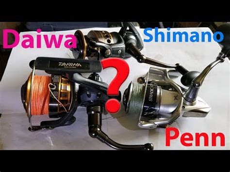 Reel Comparison Between Shimano Daiwa And Penn YouTube