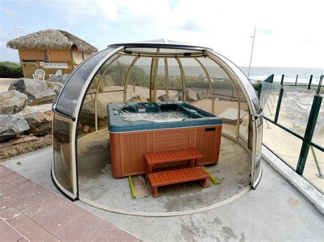 Retractable Hot Tub Enclosure Spa Dome Orlando Sunrooms