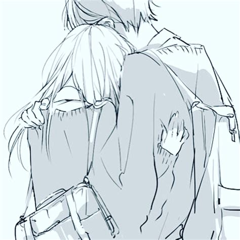 Anime By Soomi On Manga No Anime Kawaii Anime Cute Couples Cuddling